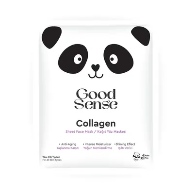 Mască de Față Hidratantă și Regenerantă cu Colagen Good Sense Panda Collagen