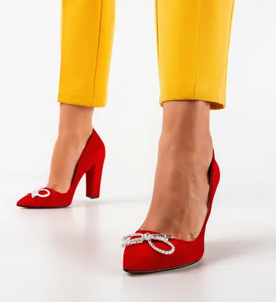 Pantofi dama Saxon Rosii