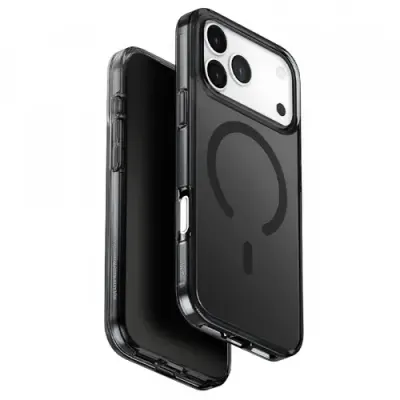 Husa MagSafe pentru Apple iPhone 17 Pro Max, UNIQ, Clario MagClick, Negru