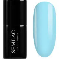 Semilac UV Hybrid One Touch Pastels lac de unghii sub forma de gel culoare 974 Bubbly Blue 7 ml