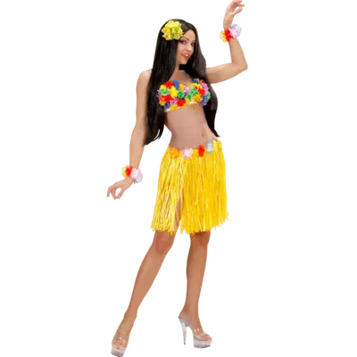 Fusta hawaii scurta galbena