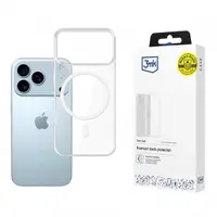 Husa MagSafe pentru Apple iPhone 17 Pro Max, 3MK, Clear MagCase, Transparenta