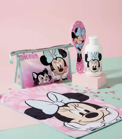 Geanta cu accesorii de igiena pentru copii Minnie