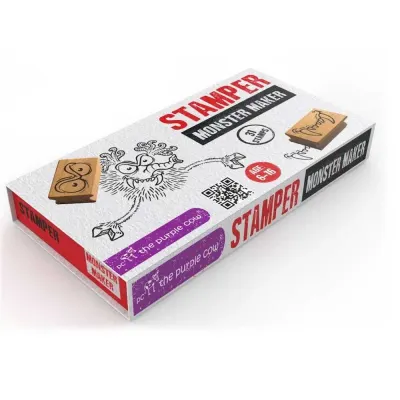 Set creativ, 31 stampile Monstruleti, tusiera