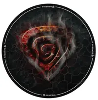 Protecție pentru podea Genesis - Tellur 400 Round Lava, negru