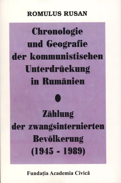 Chronologie und Geografie der kommunistischen Unterdruckung in Rumanien