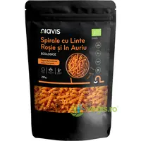Spirale cu Linte Rosie si In Auriu Ecologice/Bio 250g