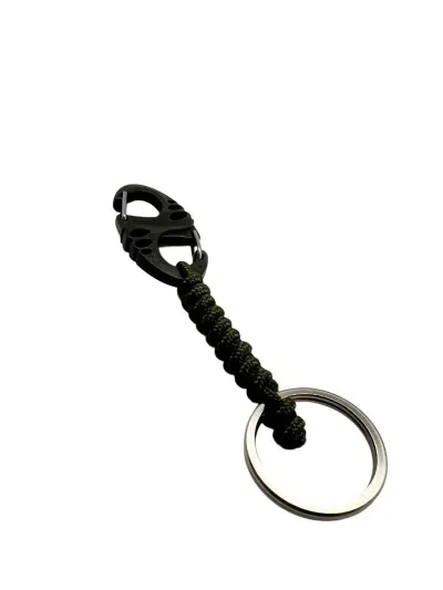 Carabina S Hook Paracord 275 cu Inel de Chei Theter Olive Drop Zone - Default Title