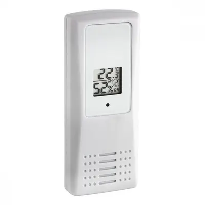 Transmitator wireless digital pentru temperatura si umiditate afisaj LCD alb