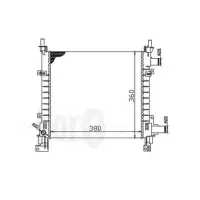 Radiator, racire motor LORO 017-017-0003