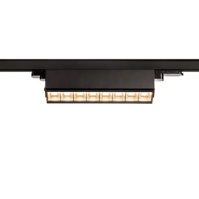 Iluminat decorativ pe sina, Traseele MOVE vaz, negru 3 ~ SIGHT MIsCARE 3 Sistem de faza lumina DALI negru 3000K
