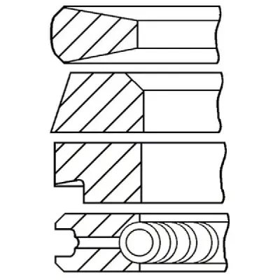 Set segmenti piston GOETZE ENGINE 08-274800-10