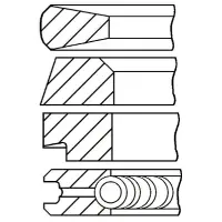 Set segmenti piston GOETZE ENGINE 08-274800-10