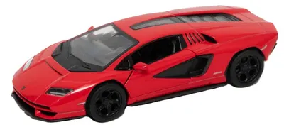 Mașinuță metalică Kinsmart - Lamborghini Countach LPI 800-4, 1:36, roșie