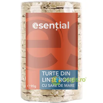 Turte din Linte Rosie cu Sare de Mare 90g