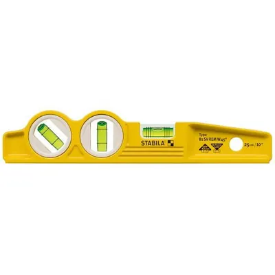 Nivela cu 3 bule si magneti. 81 SV REM W45 de 25 cm
