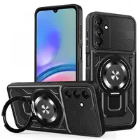 Husa pentru Samsung Galaxy A05s A057, Techsuit, RuggedCam, Neagra
