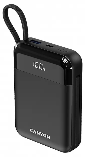 Baterie portabilă Canyon - OnPower 104, 10000mAh, neagră