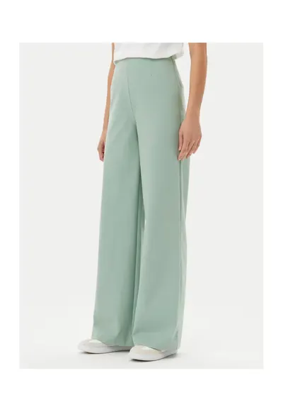 Pantaloni dama palazzo - verde