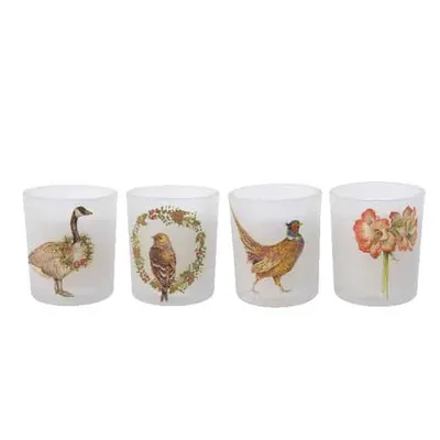Lumanare decorativa - Scent Wax in Glass Snowfin - White and Colours - mai multe modele