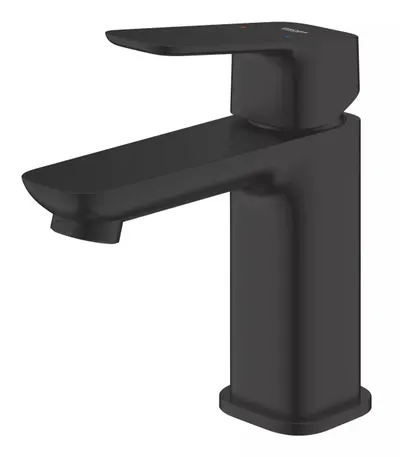 Baterie lavoar Grohe Cubeo 1016992430, marime S, 148 mm, Negru mat