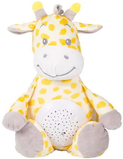 Jucărie de pluș cu proiector Chipolino - Girafă