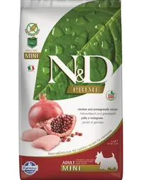 FARMINA N&D Adult Mini Sac hrana uscata caini talie mica, cu pui și rodie 7 kg