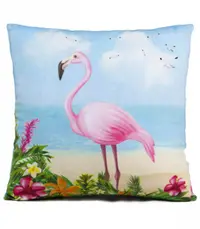 Perna decorativa Pasare Flamingo 36 cm