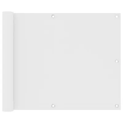Gossi paravan de balcon, alb, 75 x 400 cm, tesatura oxford