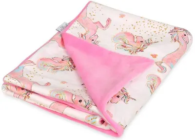 Păturică pentru copii Baby Matex - Vello, 75 x 100 cm, roz