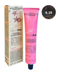 Vopsea vegana 6.39 Tobacco Dark Blonde, 100ml, Natural Kay