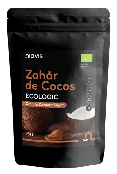 Zahar de cocos ecologic, 250g, Niavis