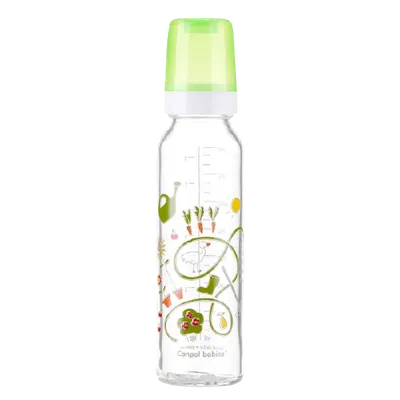 Biberon din sticla Basic, 240ml, Canpol babies