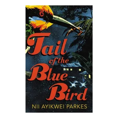 Tail of the blue bird