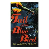 Tail of the blue bird