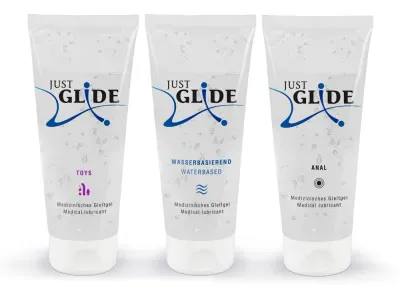 Lubrifiant pe bază de apă, Orion, Just Glide, set 3x200 ml