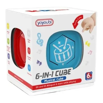 Cub muzical 6 în 1 Raya Toys - Kids Zone, limba engleză și spaniolă