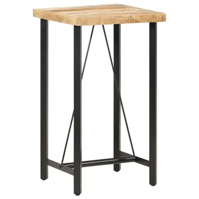 Gossi masa de bar, 60 x 60 x 107 cm, lemn de mango nefinisat