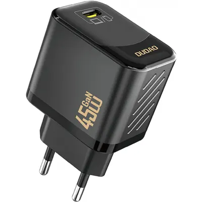 Incarcator Retea Dudao A28, 45W, 3A, 1 x USB-C, Negru