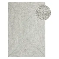 Covor alb/bej de exterior 150x80 cm - NORTHRUGS