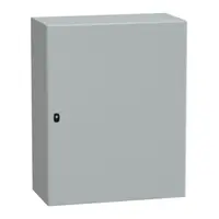Usa simpla PanelSeT S3D cu plac. mont. H1000xL800xP400 IP66 IK10 RAL7035. S