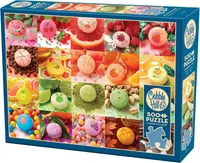 Puzzle Cobble Hill din 500 de piese - Macaroane delicioase