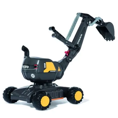 Excavator cu roti pentru copii Rolly Digger 421152 cu licenta Volvo