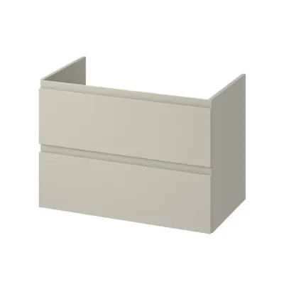 Dulap baie suspendat 79.5 cm pentru lavoar, casmir, pal laminat, Cersanit Moduo