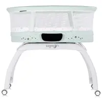 Patut pentru copii Chipolino Sogno 2 in 1 pastel green cu leganare si cantar integrat