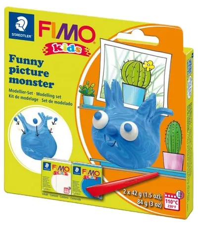 Set de lut polimeric Staedtler Fimo Kids - Monster