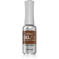 Orly Gelfx Gel unghii cu gel folosind UV / lampă cu LED culoare Coffee Break 9 ml