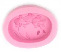 Mold de silicon (formă) Em Art - Orhidee, 93 x 70 x 32 mm, pentru săpun