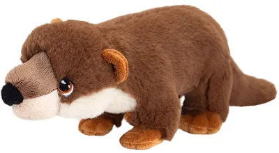 Jucărie de pluș ecologică Keel Toys Keeleco - Vidră, 23 cm