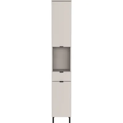 Dulap de baie crem înalt, îngust 30x190 cm Arcena – Germania